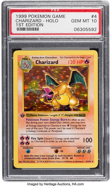 psa 10 charizard worth